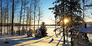 Villa Onnela näkymä Kyrösjärvelle